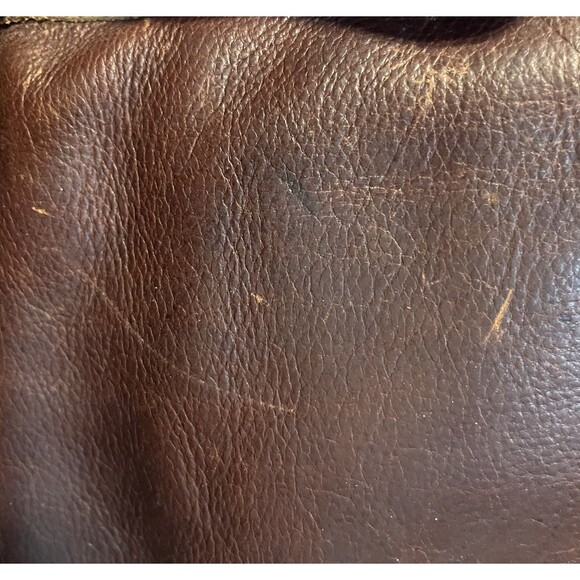 Western Hair On Cowhide Zebra Print Genuine Leather Shoulder Bag Made In USA - Picture 14 of 16